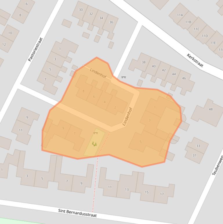 Kaart van postcodegebied 7256AZ.