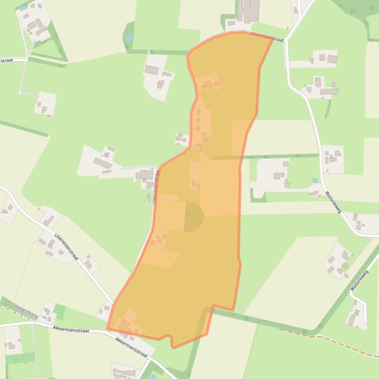 Kaart van postcodegebied 7256KB.