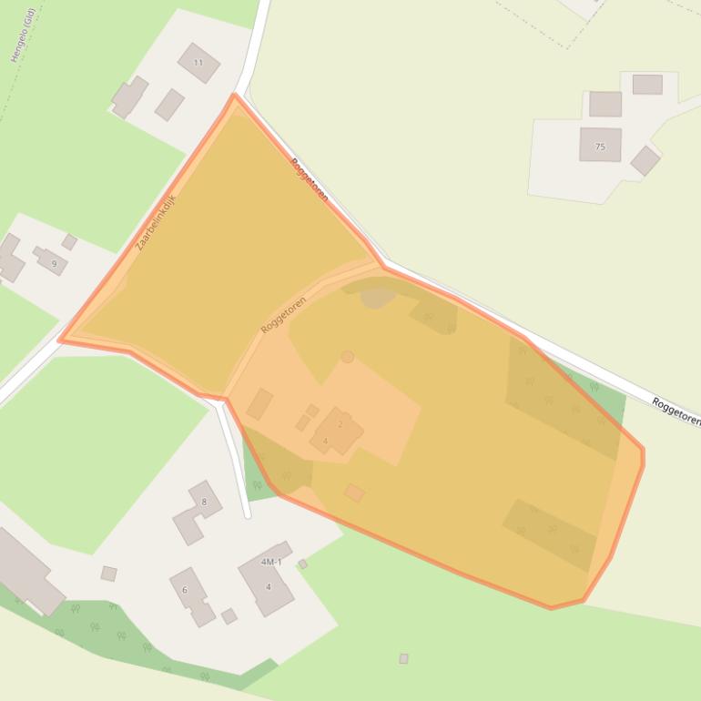 Kaart van postcodegebied 7256KM.