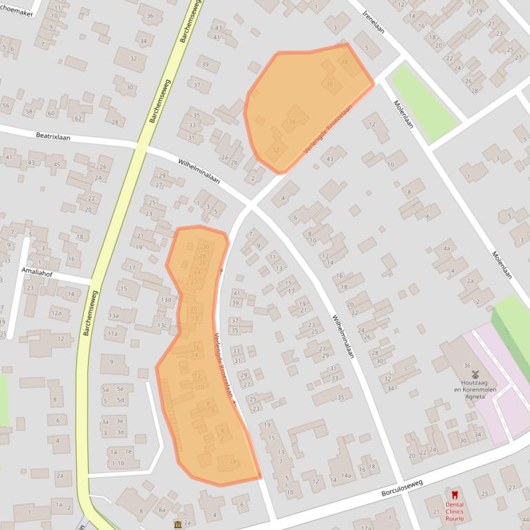 Kaart van postcodegebied 7261BN.