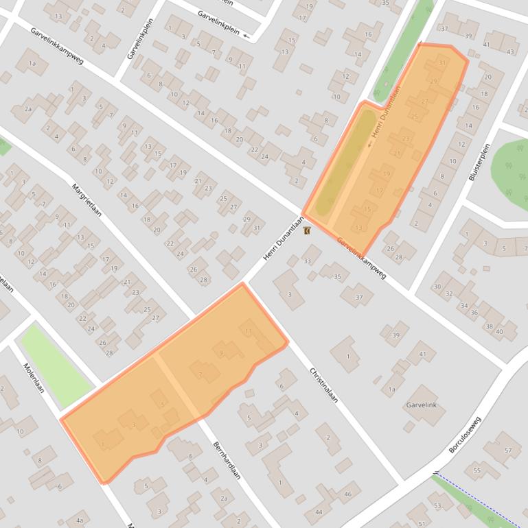 Kaart van postcodegebied 7261BW.