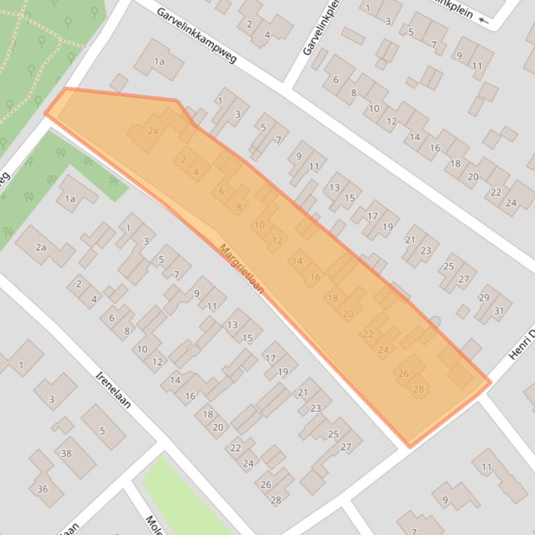 Kaart van postcodegebied 7261CD.