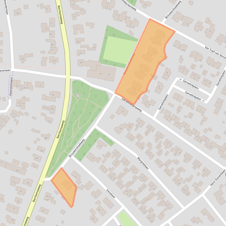 Kaart van postcodegebied 7261CE.