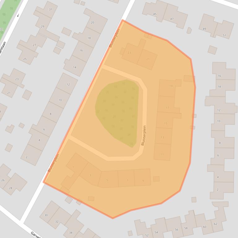 Kaart van postcodegebied 7261CL.