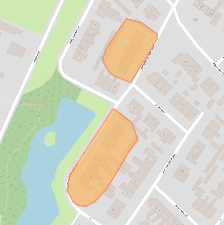 Kaart van postcodegebied 7261GV.