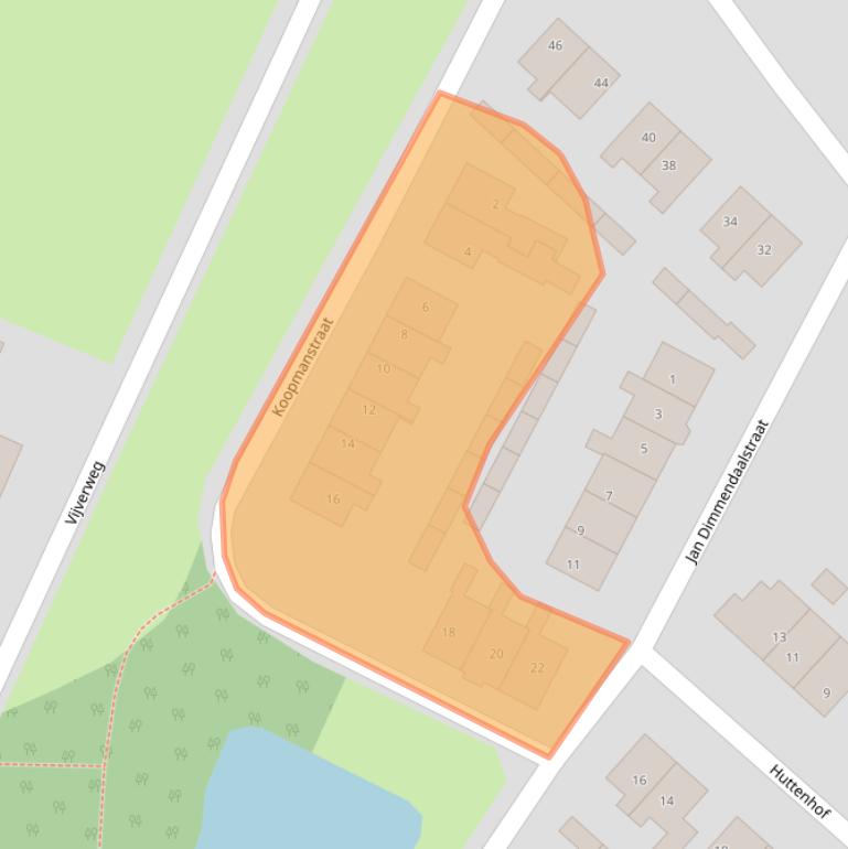 Kaart van postcodegebied 7261GX.