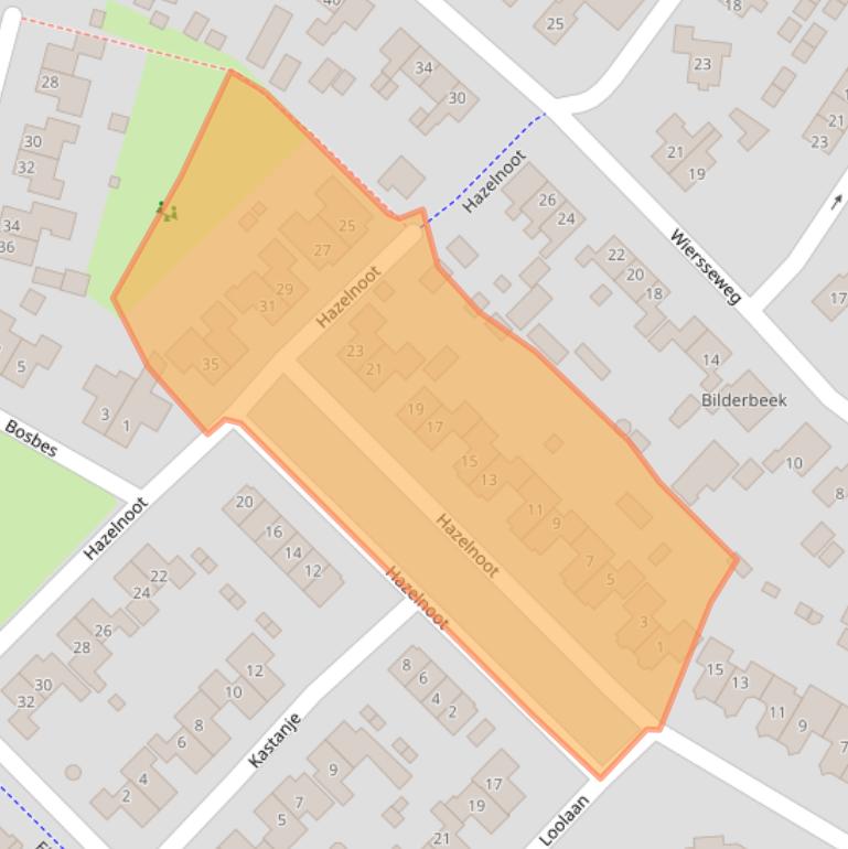 Kaart van postcodegebied 7261HC.