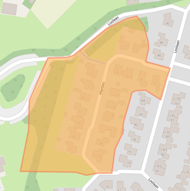 Kaart van postcodegebied 7261HL.