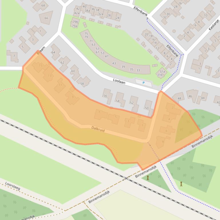 Kaart van postcodegebied 7261HN.