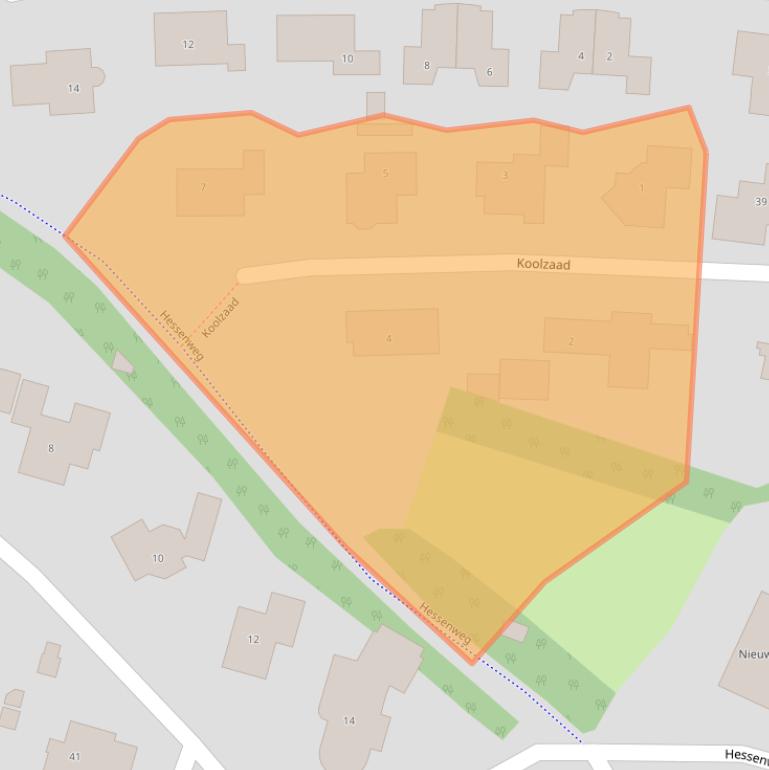 Kaart van postcodegebied 7261JG.