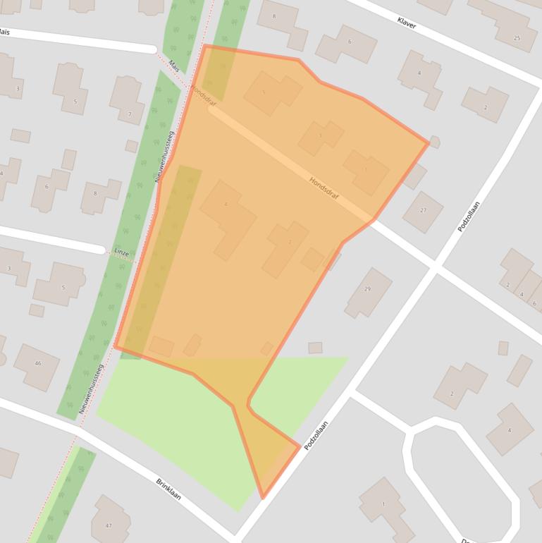 Kaart van postcodegebied 7261JV.