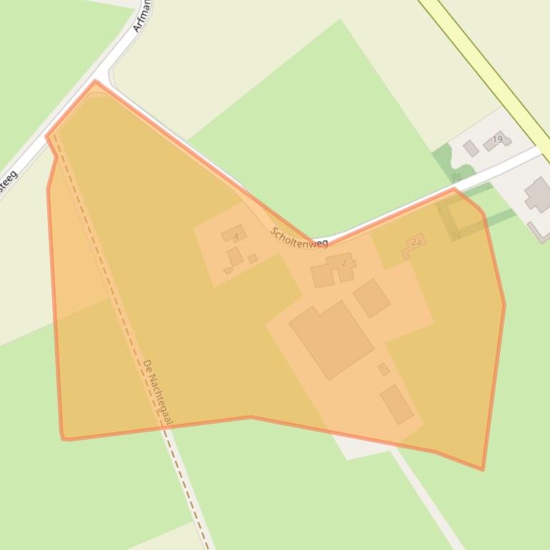 Kaart van postcodegebied 7261KC.