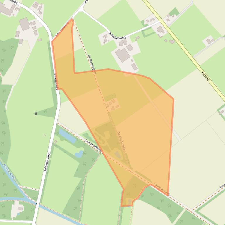 Kaart van postcodegebied 7261KD.