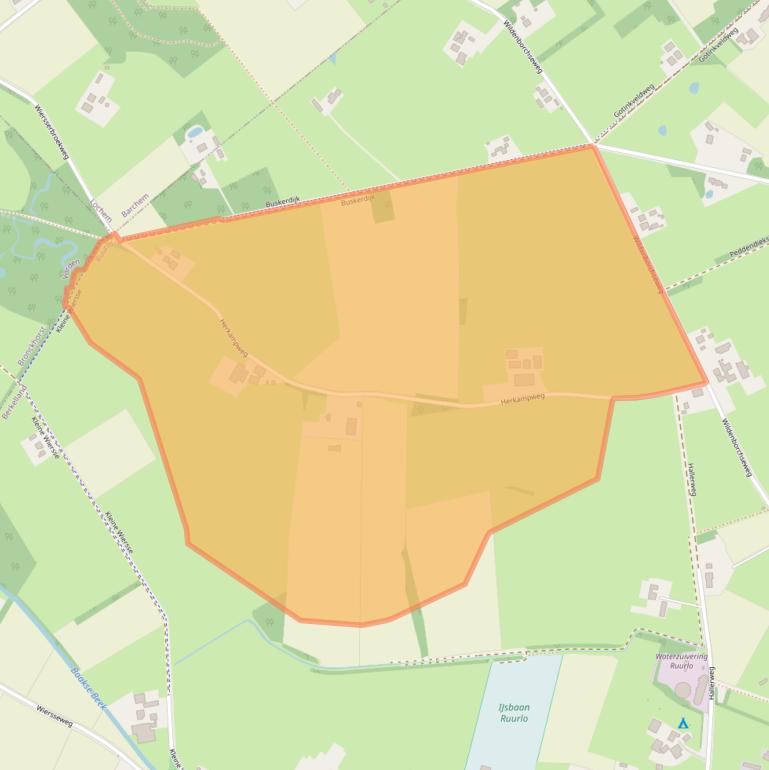 Kaart van postcodegebied 7261MG.