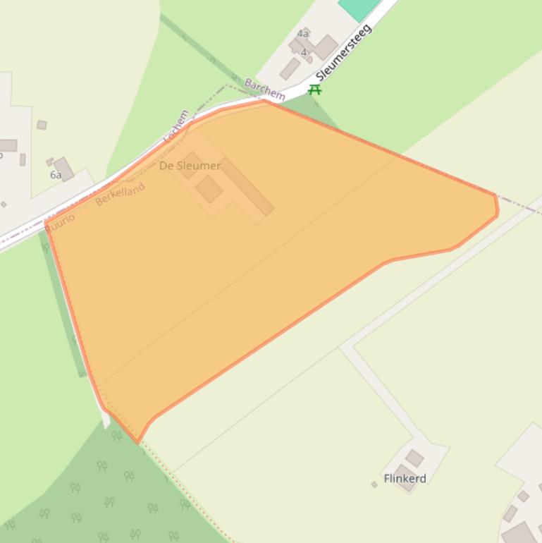 Kaart van postcodegebied 7261NE.