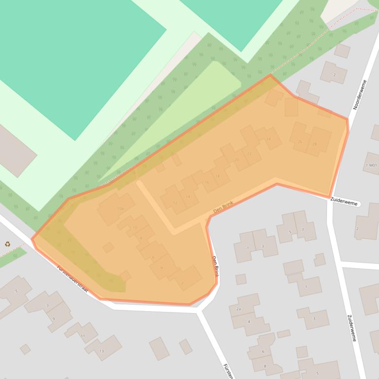 Kaart van postcodegebied 7261PH.