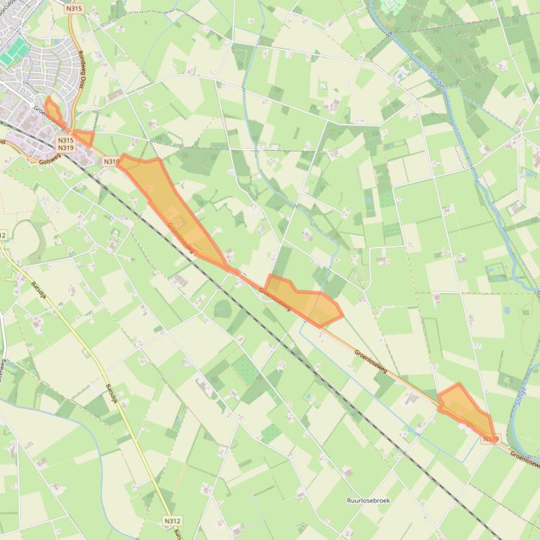 Kaart van postcodegebied 7261RN.