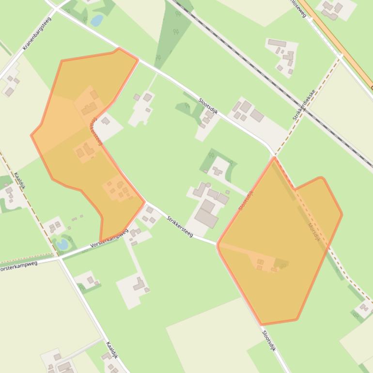 Kaart van postcodegebied 7261RW.