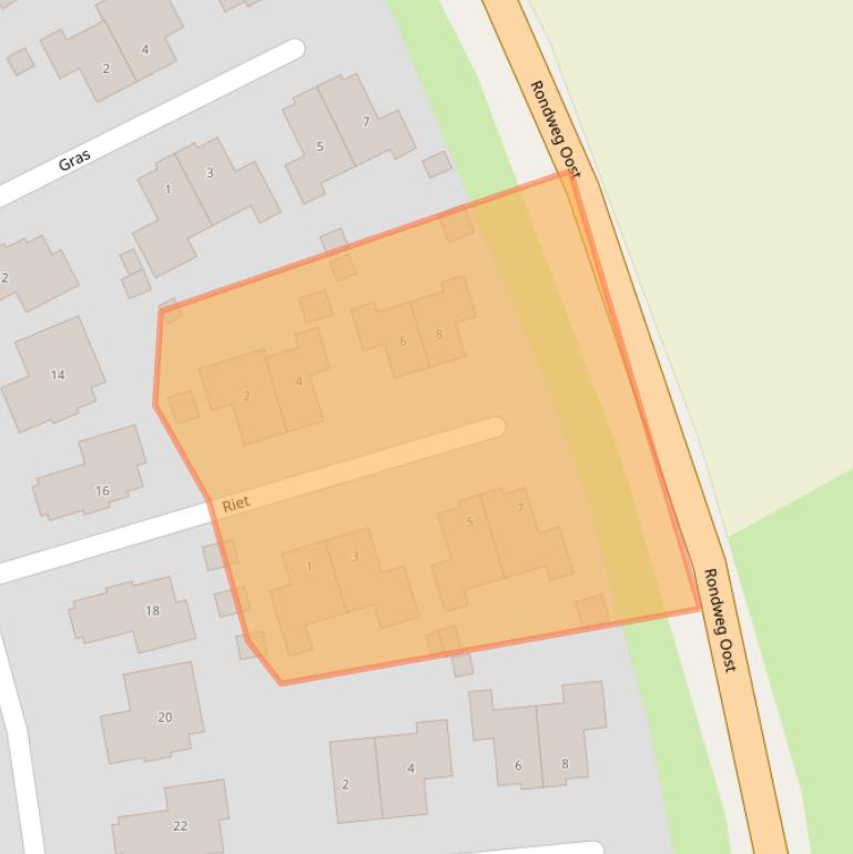 Kaart van postcodegebied 7261TC.