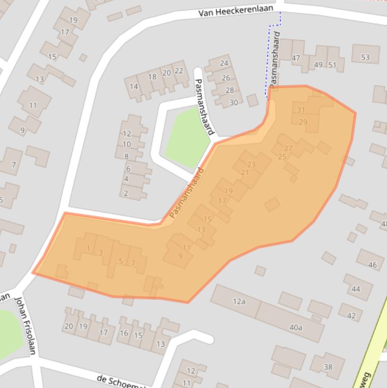 Kaart van postcodegebied 7261VL.