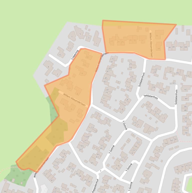 Kaart van postcodegebied 7261WK.