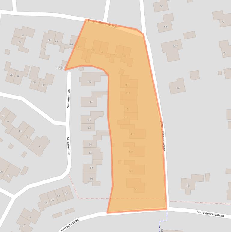 Kaart van postcodegebied 7261WL.