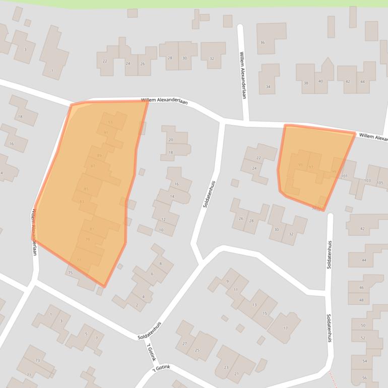 Kaart van postcodegebied 7261WN.