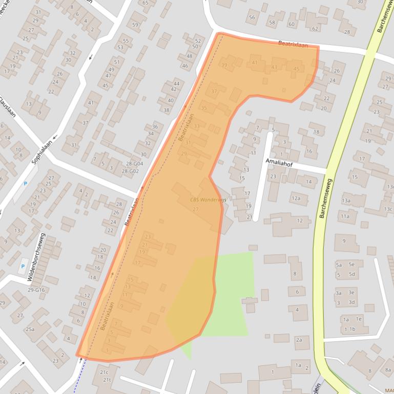 Kaart van postcodegebied 7261XW.