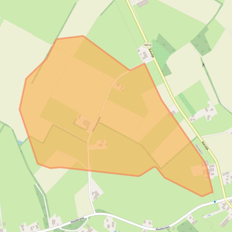 Kaart van postcodegebied 7263RS.