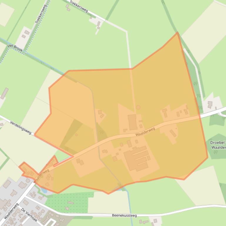 Kaart van postcodegebied 7263RV.