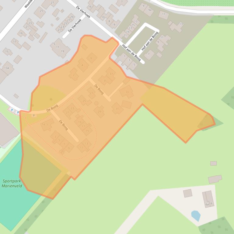 Kaart van postcodegebied 7263SE.