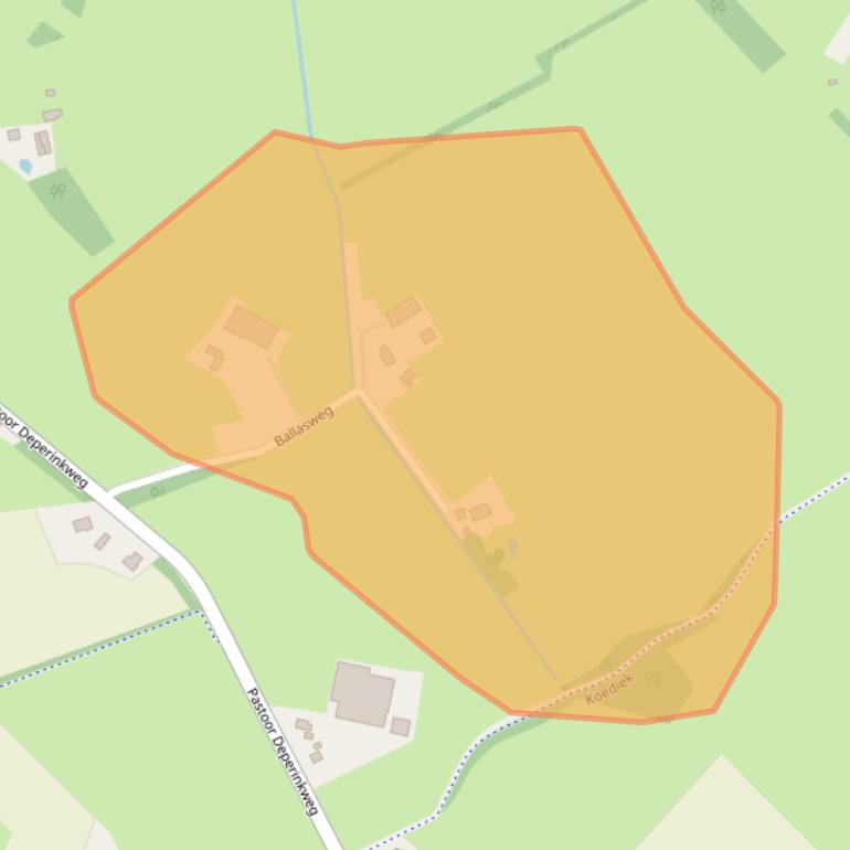 Kaart van postcodegebied 7263SG.