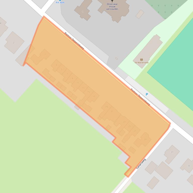 Kaart van postcodegebied 7263SH.