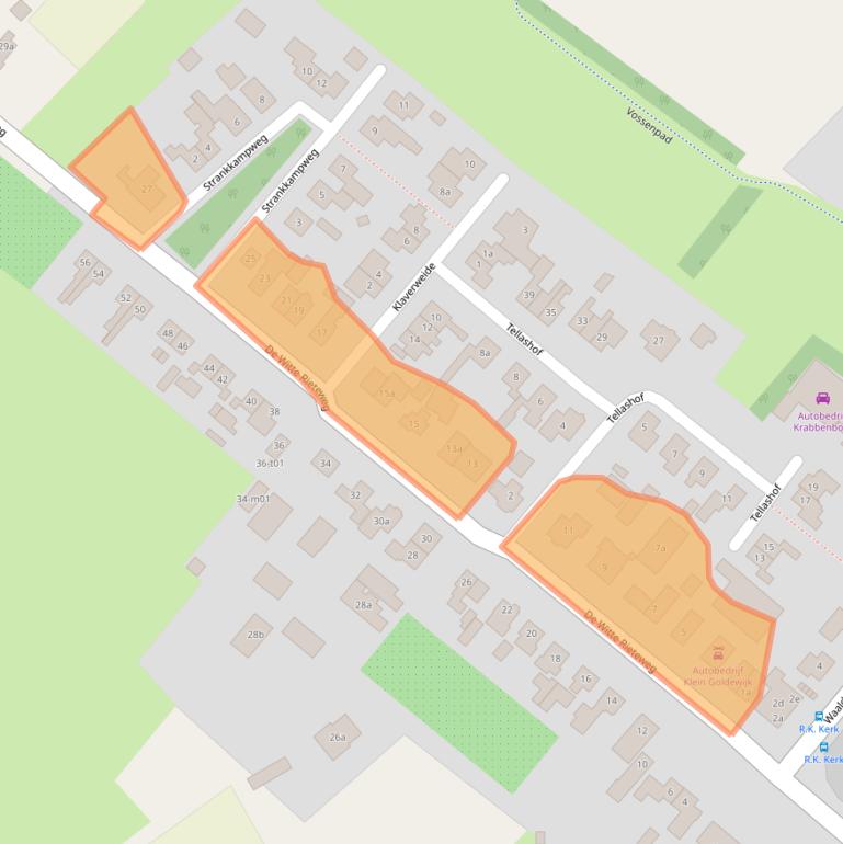 Kaart van postcodegebied 7263SJ.