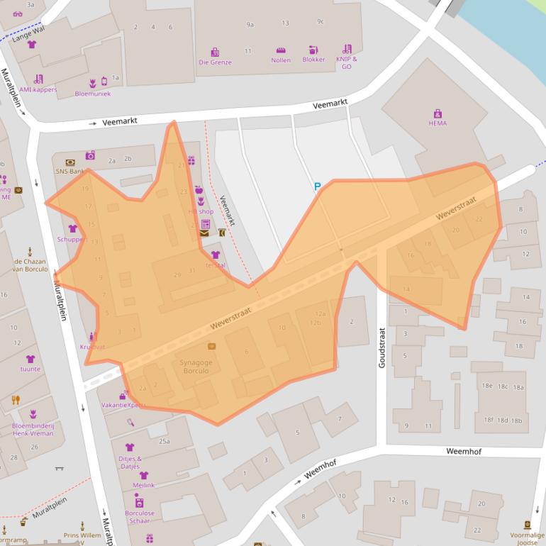 Kaart van postcodegebied 7271AJ.