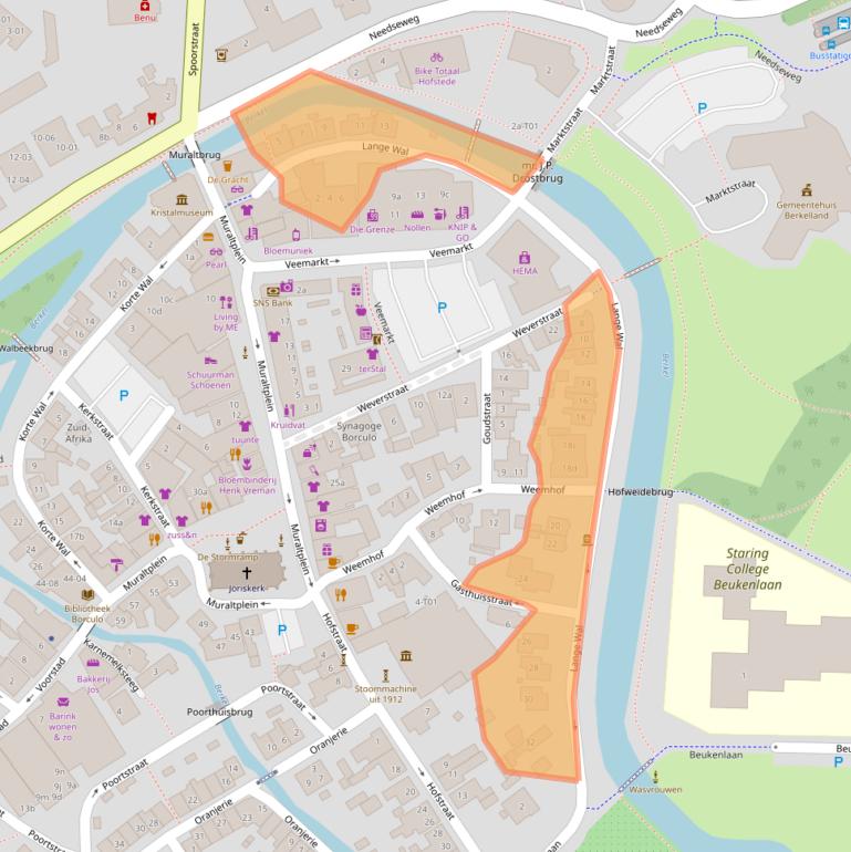 Kaart van postcodegebied 7271AN.