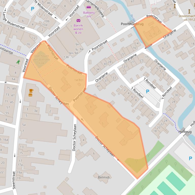 Kaart van postcodegebied 7271BL.