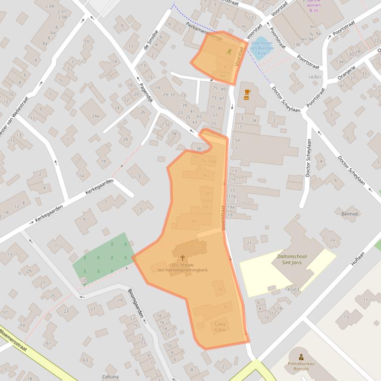 Kaart van postcodegebied 7271BP.