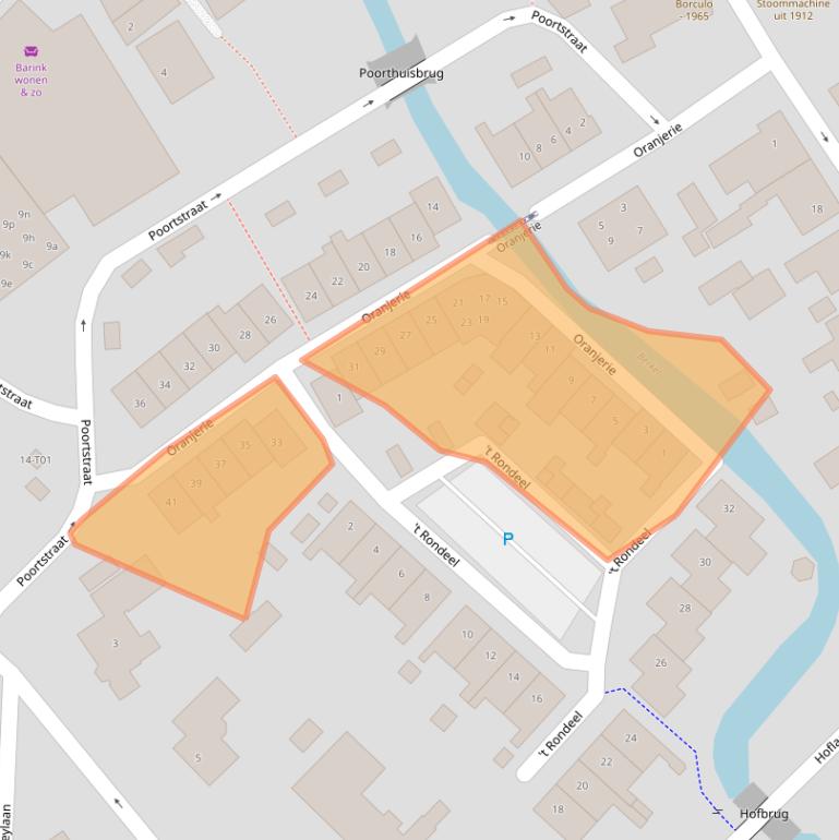 Kaart van postcodegebied 7271BW.