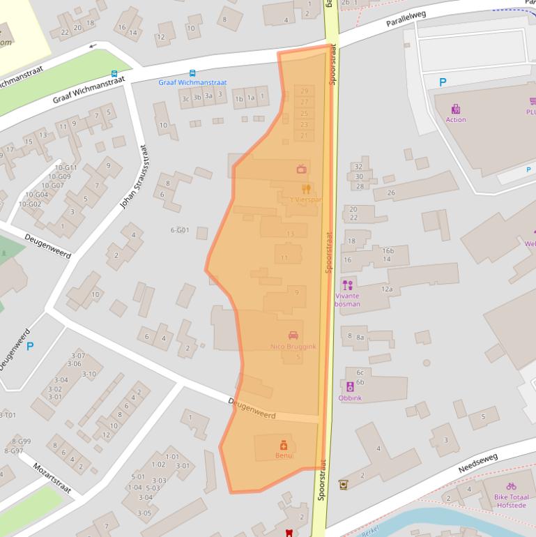 Kaart van postcodegebied 7271CA.