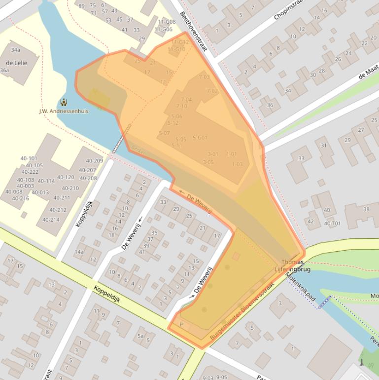 Kaart van postcodegebied 7271CG.