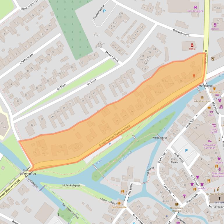 Kaart van postcodegebied 7271DC.