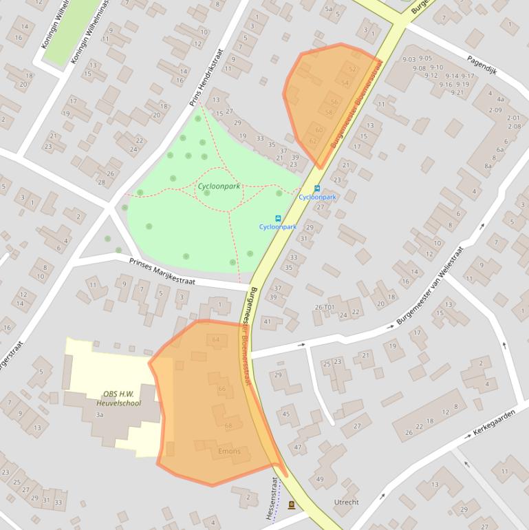 Kaart van postcodegebied 7271DD.