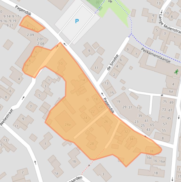 Kaart van postcodegebied 7271DH.