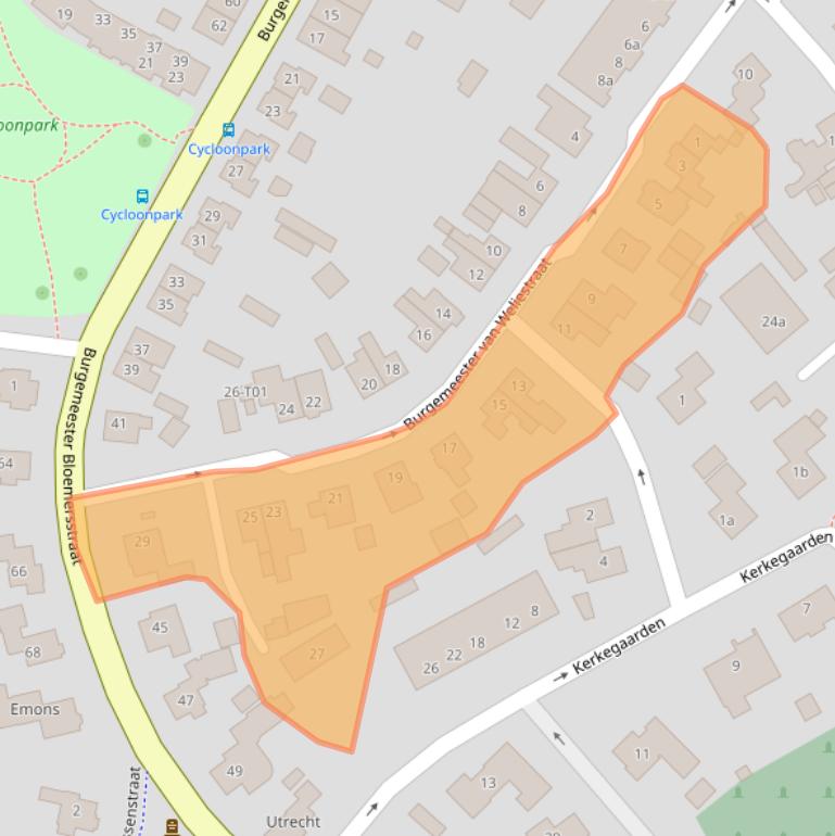 Kaart van postcodegebied 7271DJ.