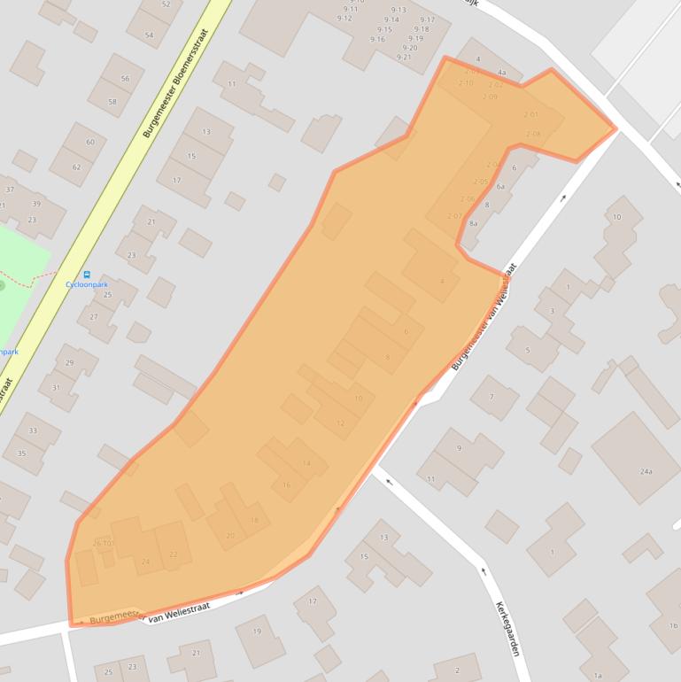 Kaart van postcodegebied 7271DK.