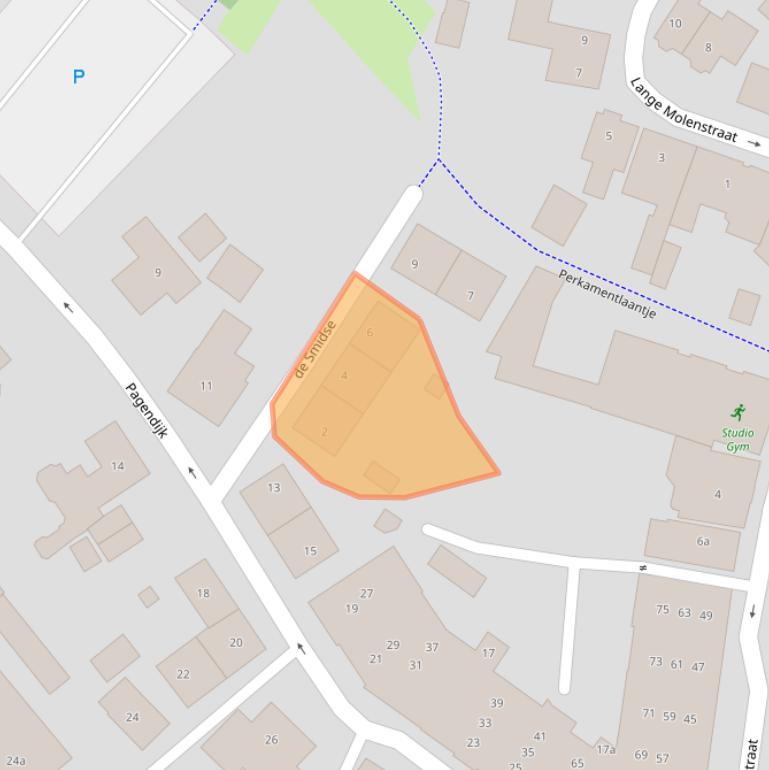 Kaart van postcodegebied 7271DT.