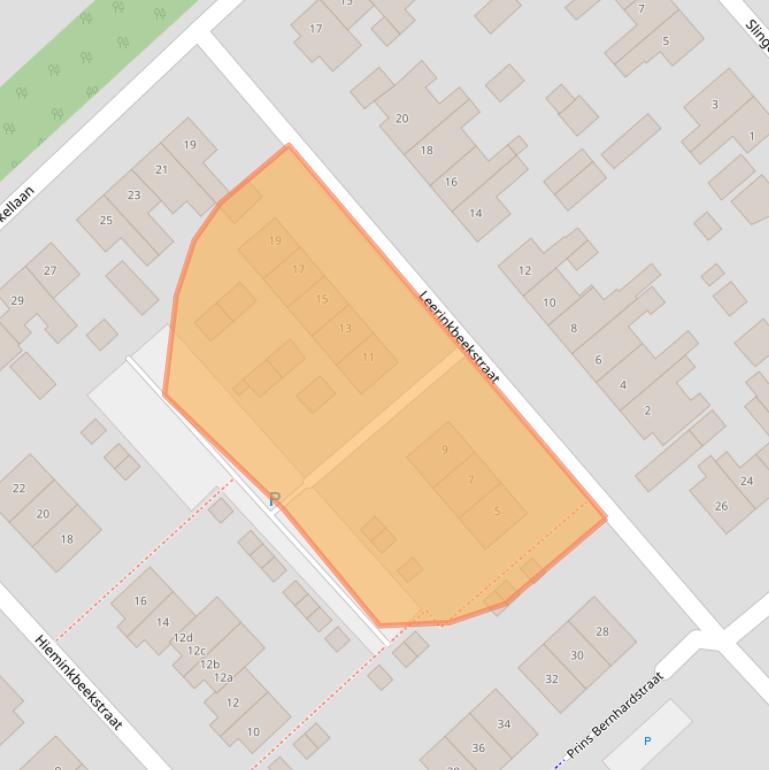 Kaart van postcodegebied 7271EN.