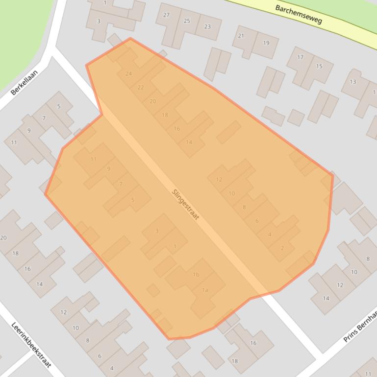 Kaart van postcodegebied 7271ES.