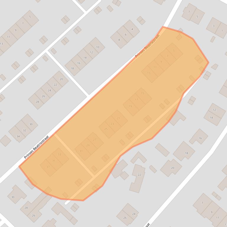 Kaart van postcodegebied 7271GG.